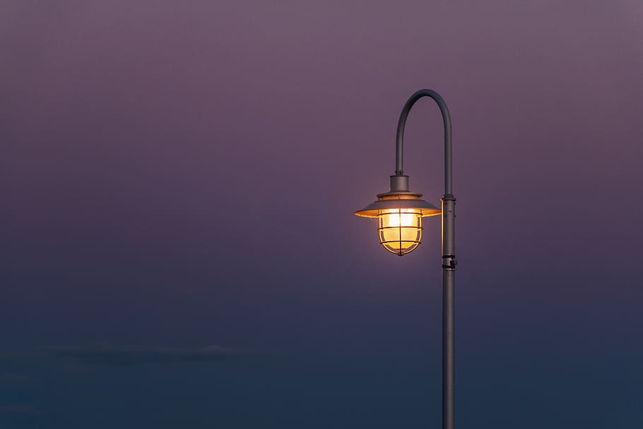 silver light, lighting equipment, illuminated, street light, electricity HD wallpaper