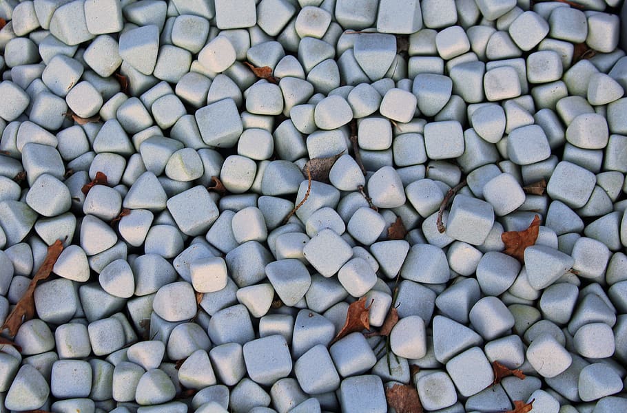 pebbles, white, smooth, model, texture, the background, shape HD wallpaper