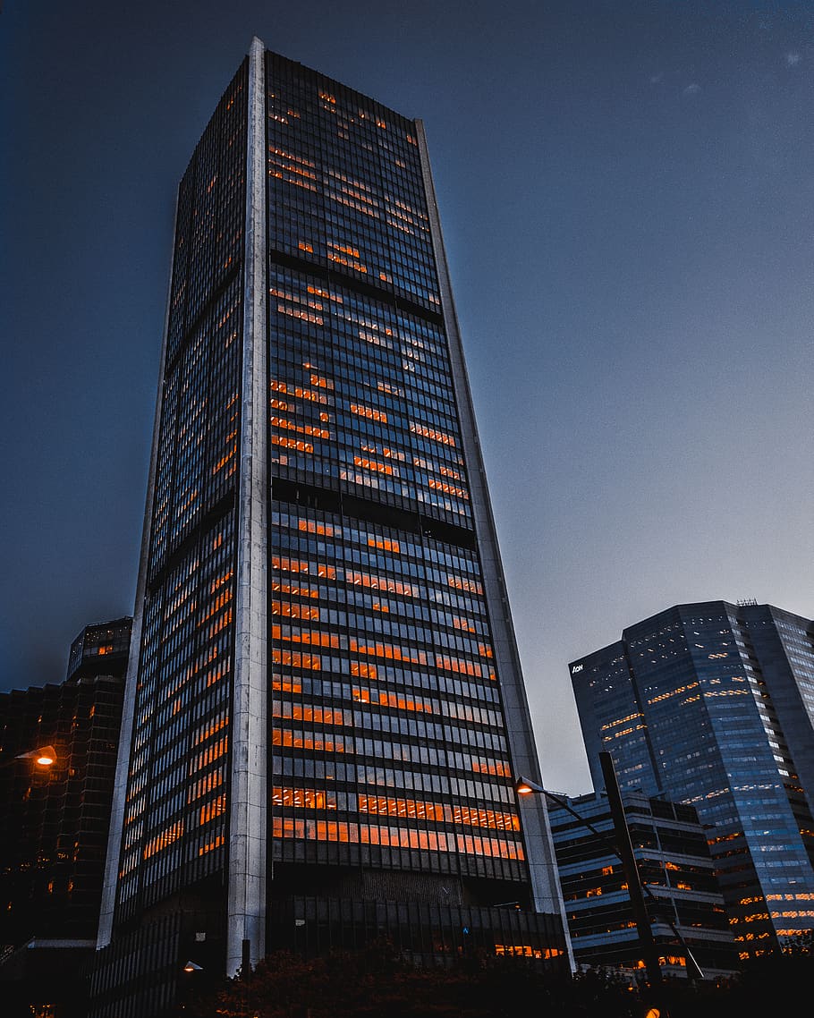 architecture, built structure, building exterior, city, office building exterior HD wallpaper