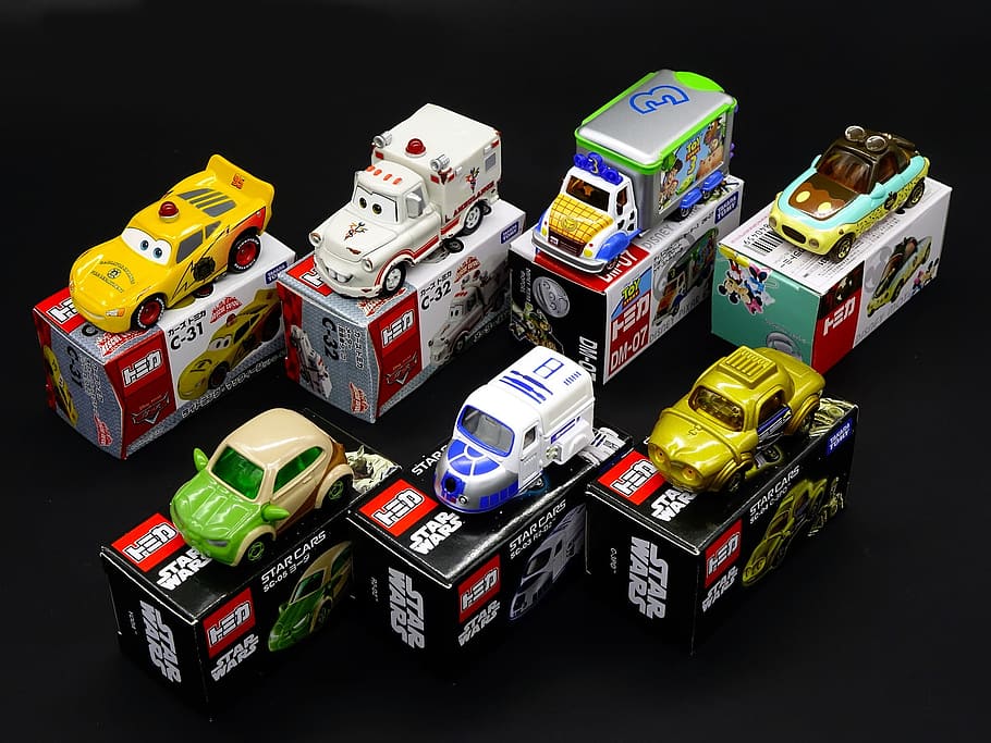 car, toy, object, fig, figure, drive, large group of objects HD wallpaper