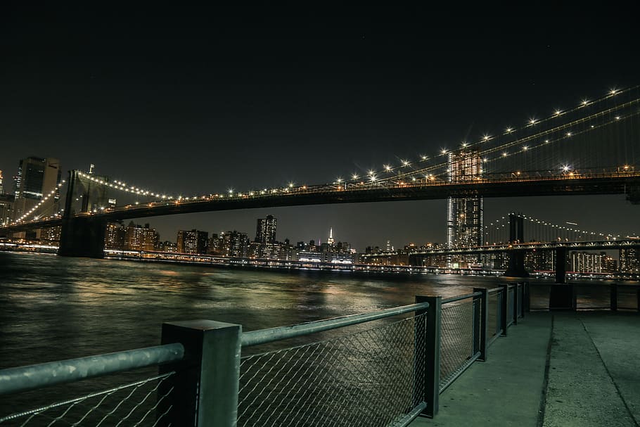 united states, brooklyn bridge park greenway, new york city, HD wallpaper