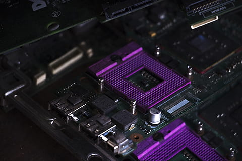 tech, technology, circuit board, motherboard, computer parts HD wallpaper