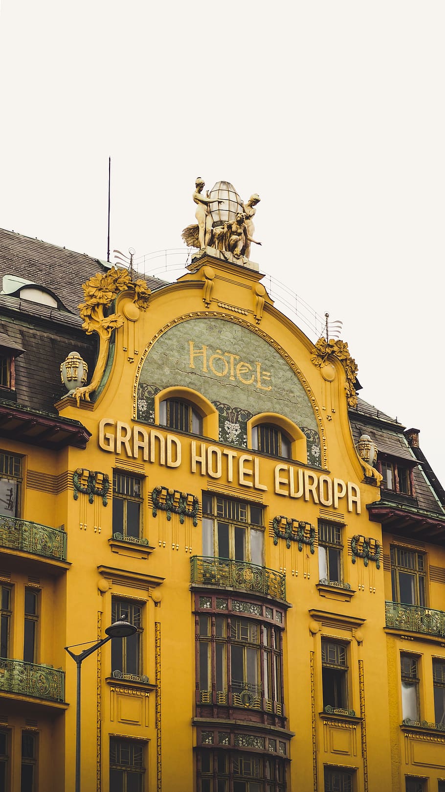 czech republic, grand hotel europa, metropolis, town, city, HD wallpaper