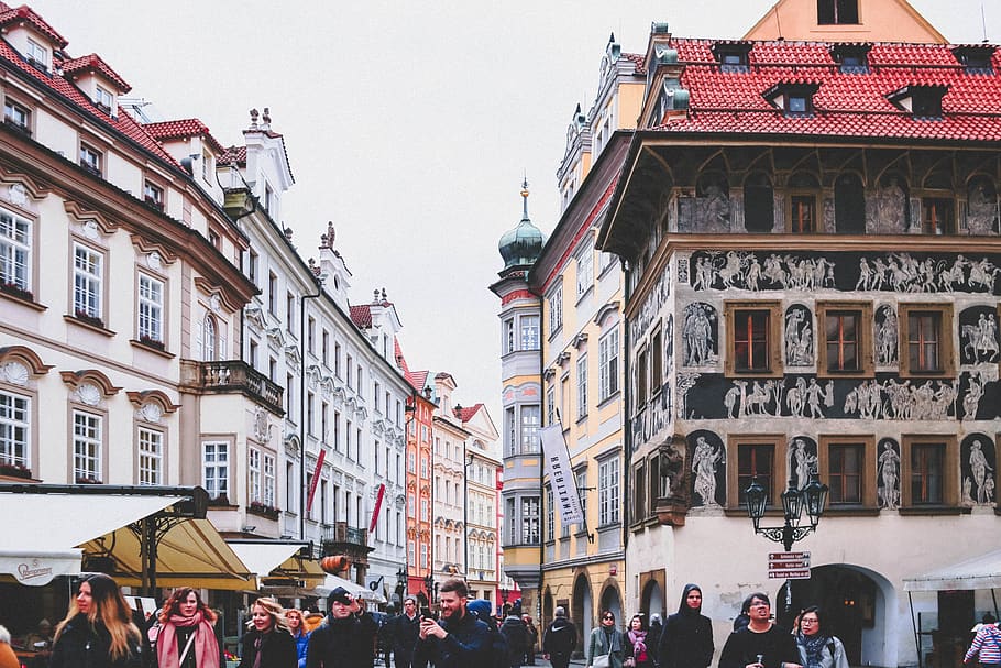 czech, prague, minimal, building, buildings, architexture, cityscape HD wallpaper