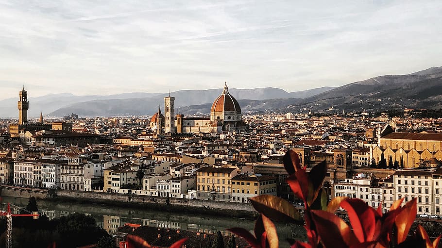 city during daytime, building, dome, architecture, tower, steeple HD wallpaper