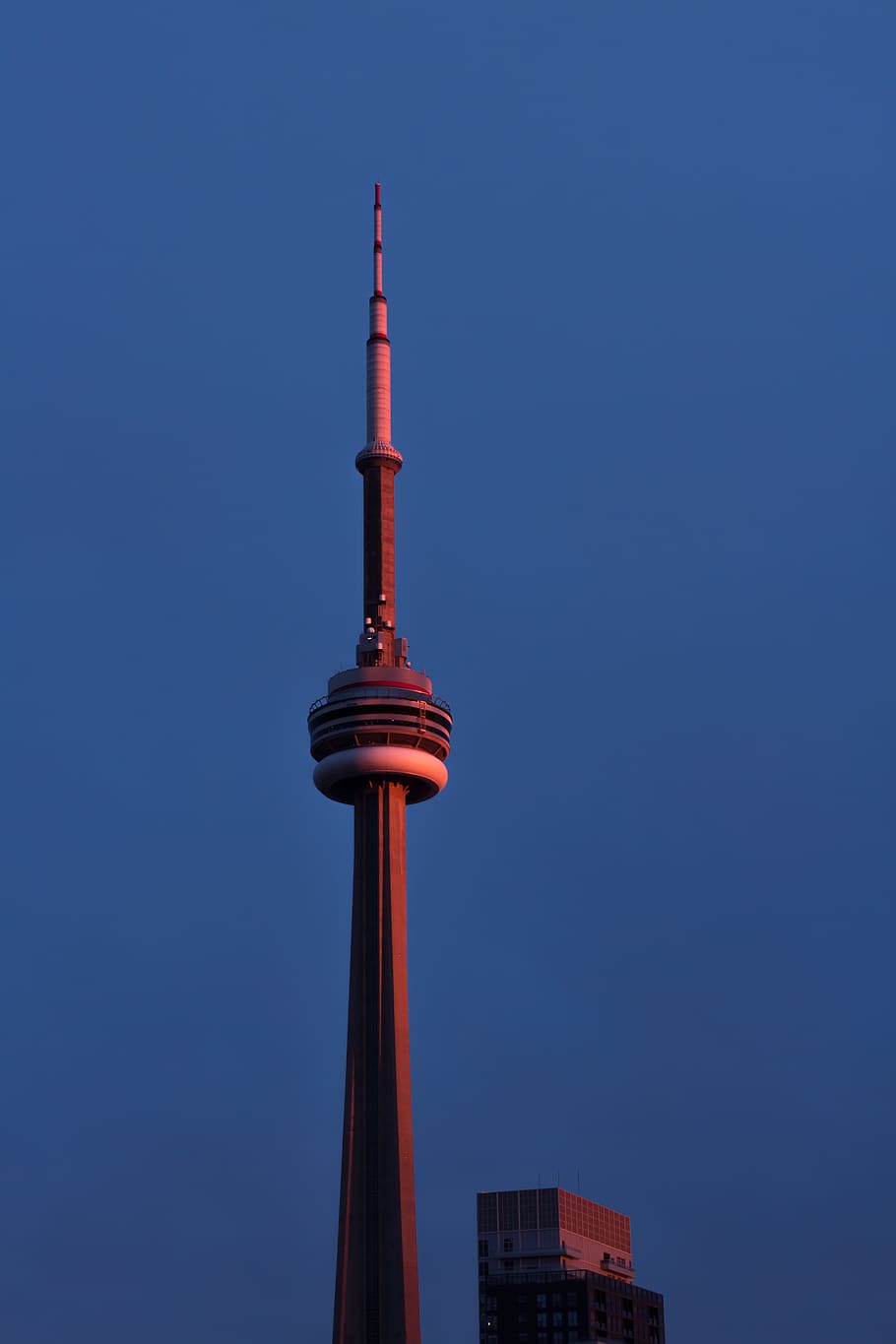 Cloudy Toronto skyline with the CN Tower wallpaper - backiee