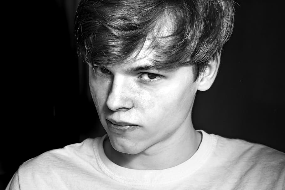 face, human, person, boy, hair, portrait, photo, photography HD wallpaper