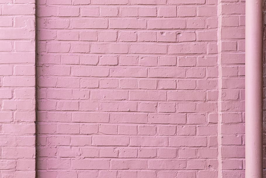 pink concrete wall, wall - building feature, architecture, built structure HD wallpaper