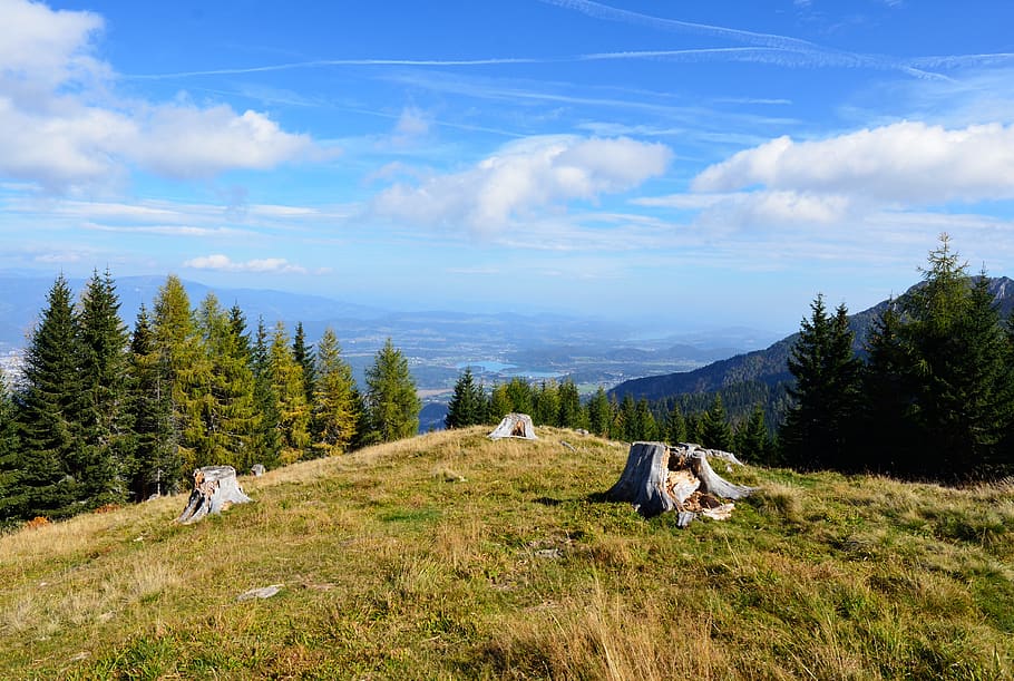cloud, outdoor, mountain, tree, natural, europe, river, season HD wallpaper