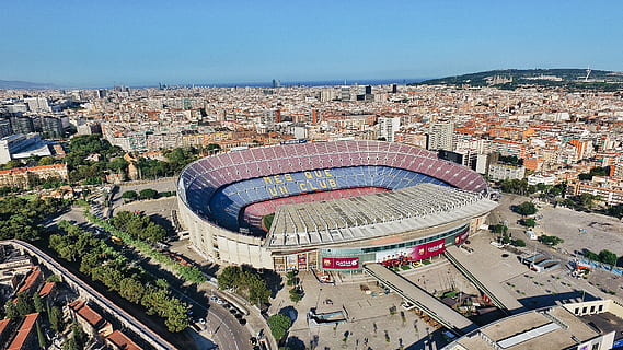 HD wallpaper: stadium, building, arena, landscape, futbol, barcelona, bcn - Wallpaper Flare