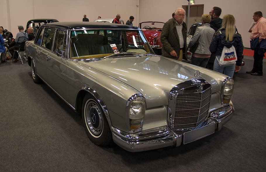 mercedes, w100, oldtimer, 600, state karosse, luxury car, classic HD wallpaper