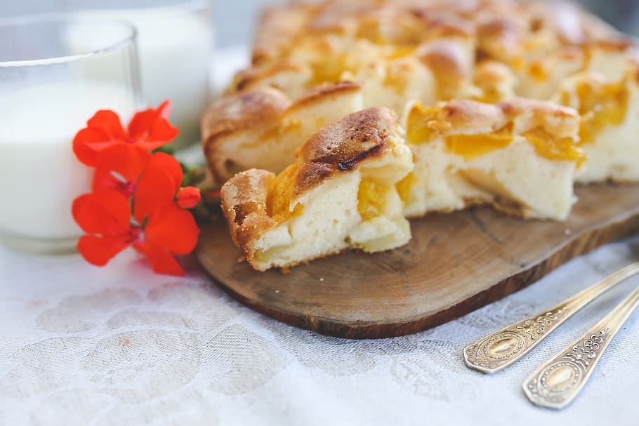 Homemade pie with fruits, cake, pastry, food, food and drink HD wallpaper