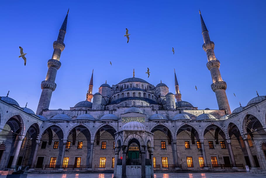 Mosque in Turkey, architecture, islam, islamic, muslim, built structure, HD wallpaper