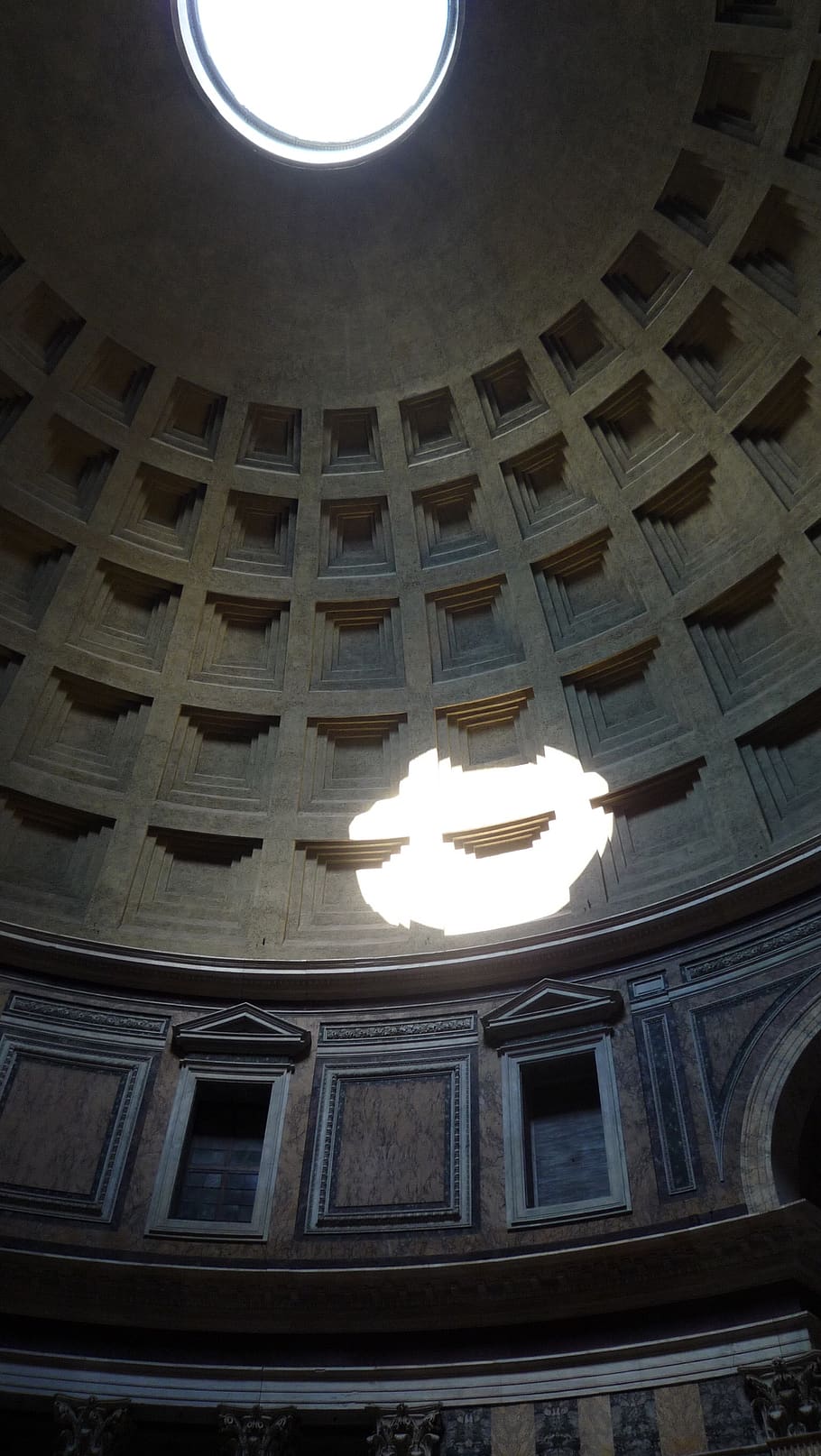 italy, roma, pantheon, pantheon temple, low angle view, illuminated, HD wallpaper