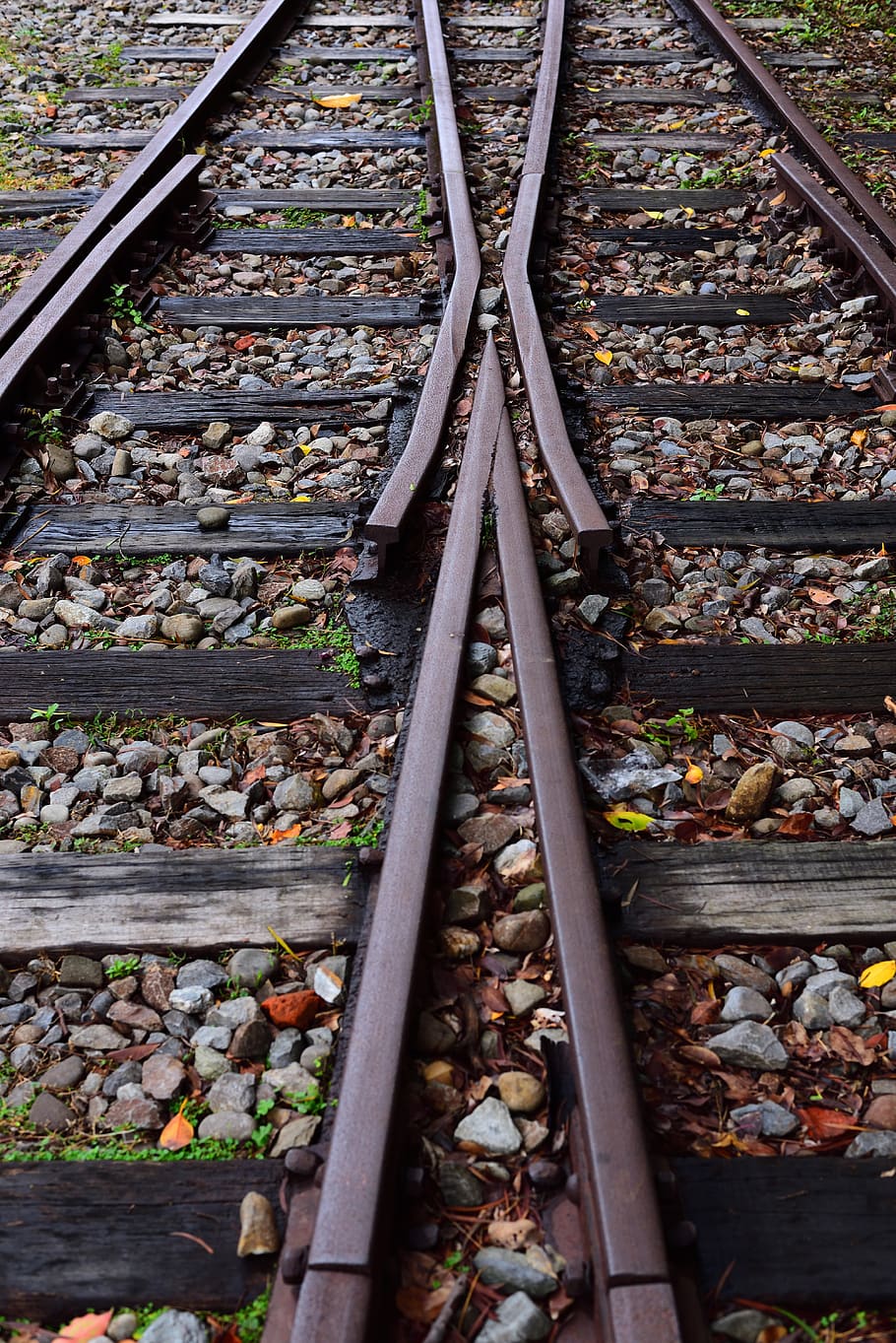 rail, railway, tracks, railroad track, rail transportation HD wallpaper
