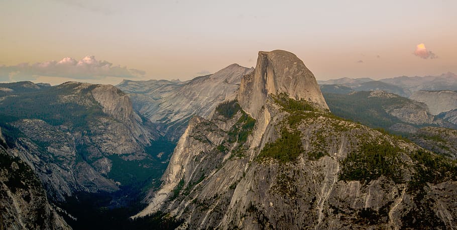 nature, mountains, landscape, sky, clouds, scenics - nature HD wallpaper
