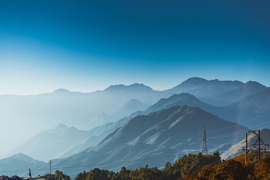 mountain, nature, sky, blue, vietnam, scenics - nature, beauty in nature HD wallpaper