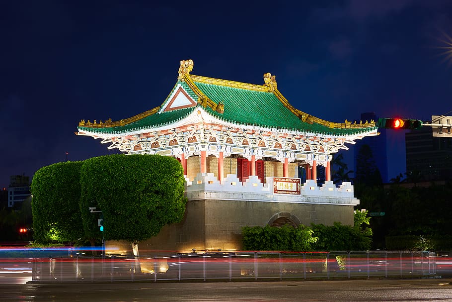 architecture, building, worship, temple, shrine, pagoda, dongmen HD wallpaper