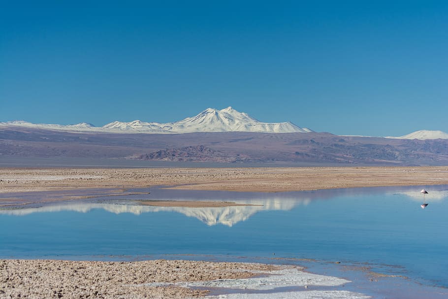 HD wallpaper: body of water near mountain, chile, landscape, salar de ...