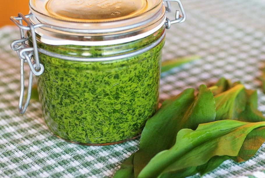 garlic, bear, aromatic, herb, fresh, green, kitchen, healthy HD wallpaper