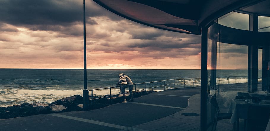 cronulla, australia, cronulla beach, two, clouds, ocean, sydney, HD wallpaper