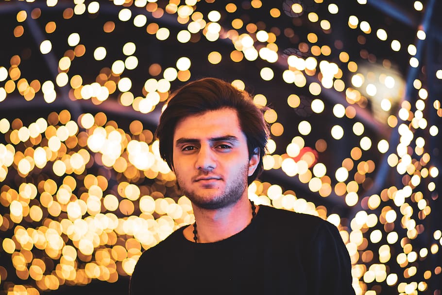 iran, mashhad, illuminated, portrait, looking at camera, one person HD wallpaper