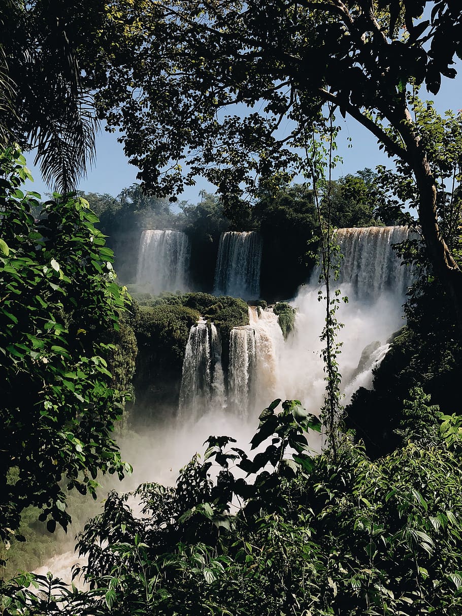 Time Lapse Photography Of Waterfalls, cascade, environment, nature HD wallpaper