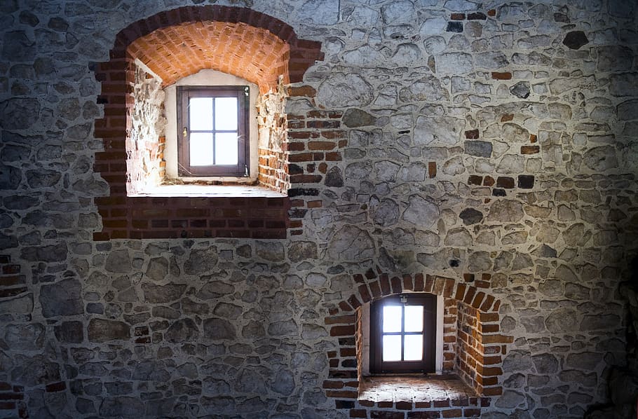 windows, lights, wall, shadows, architecture, built structure HD wallpaper