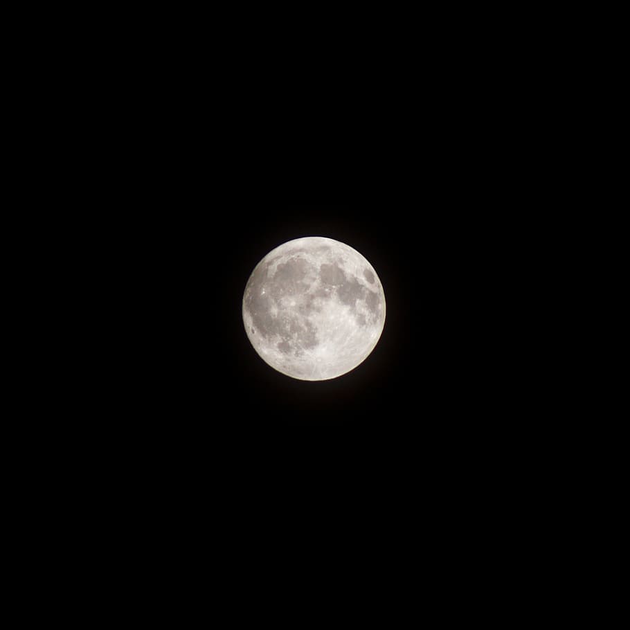 italy, milan, night, space, moon, astronomy, sky, full moon HD wallpaper