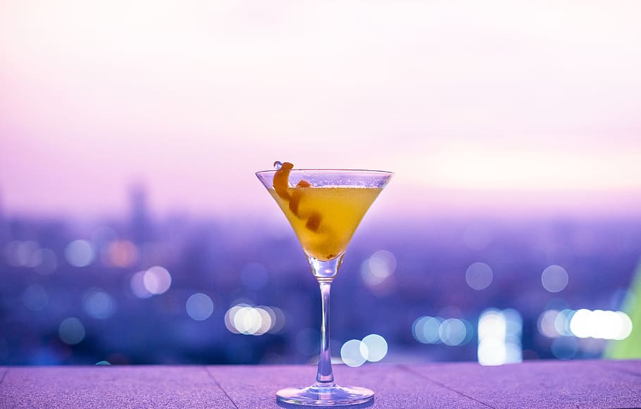Clear Martini Glass, alcoholic beverage, cocktail, cold, drink HD wallpaper