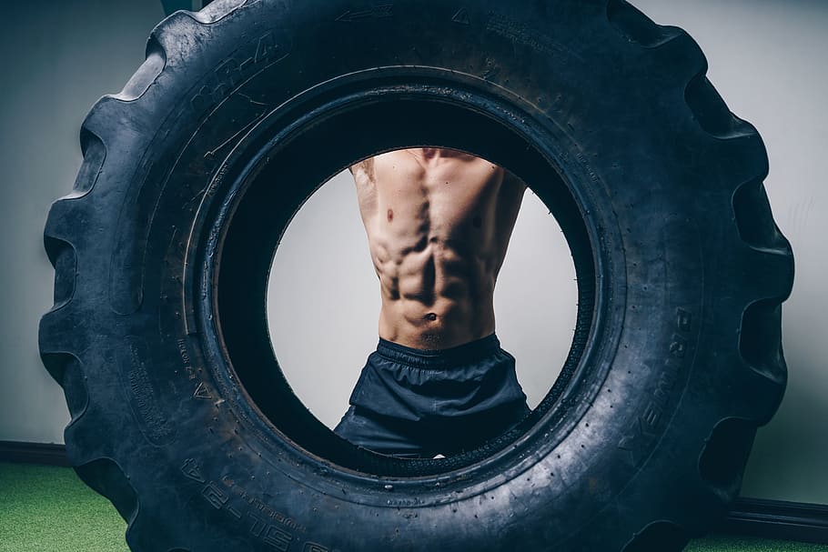 Abs Workout Tire Photo, Fitness, Men, Sports, Gym, Exercise, wheel, HD wallpaper