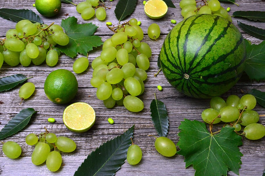 green, melon, fruit, watermelon, food, vitamins, fine, mature HD wallpaper