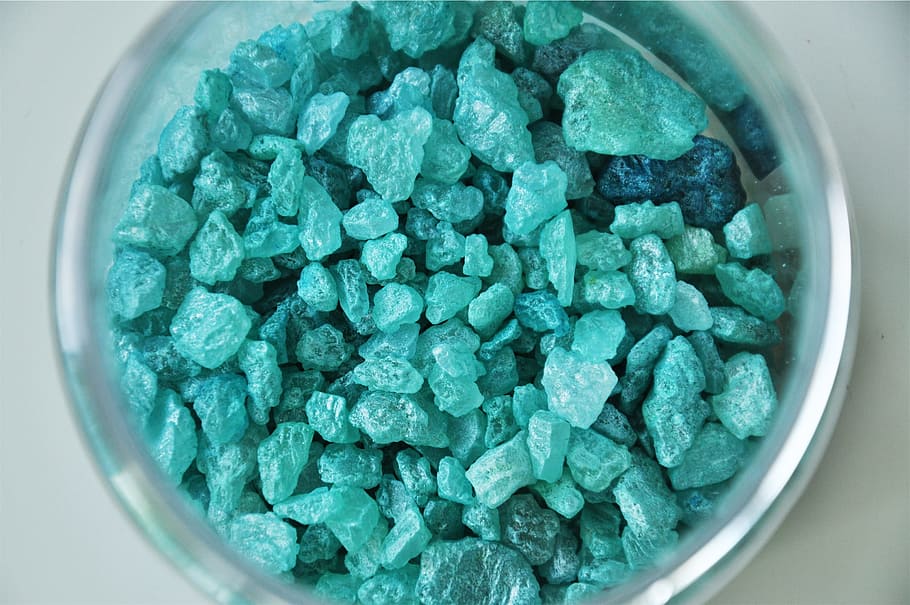 blue, rocks, jar, decor, food and drink, indoors, close-up HD wallpaper