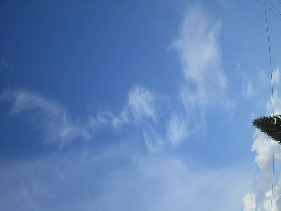 cloud, pattern, blue, sky, cloud - sky, beauty in nature, scenics - nature HD wallpaper