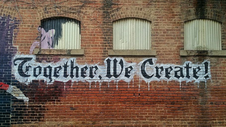 quotes, excerpts, writing, airbrushed, paint, wall, grafitti HD wallpaper