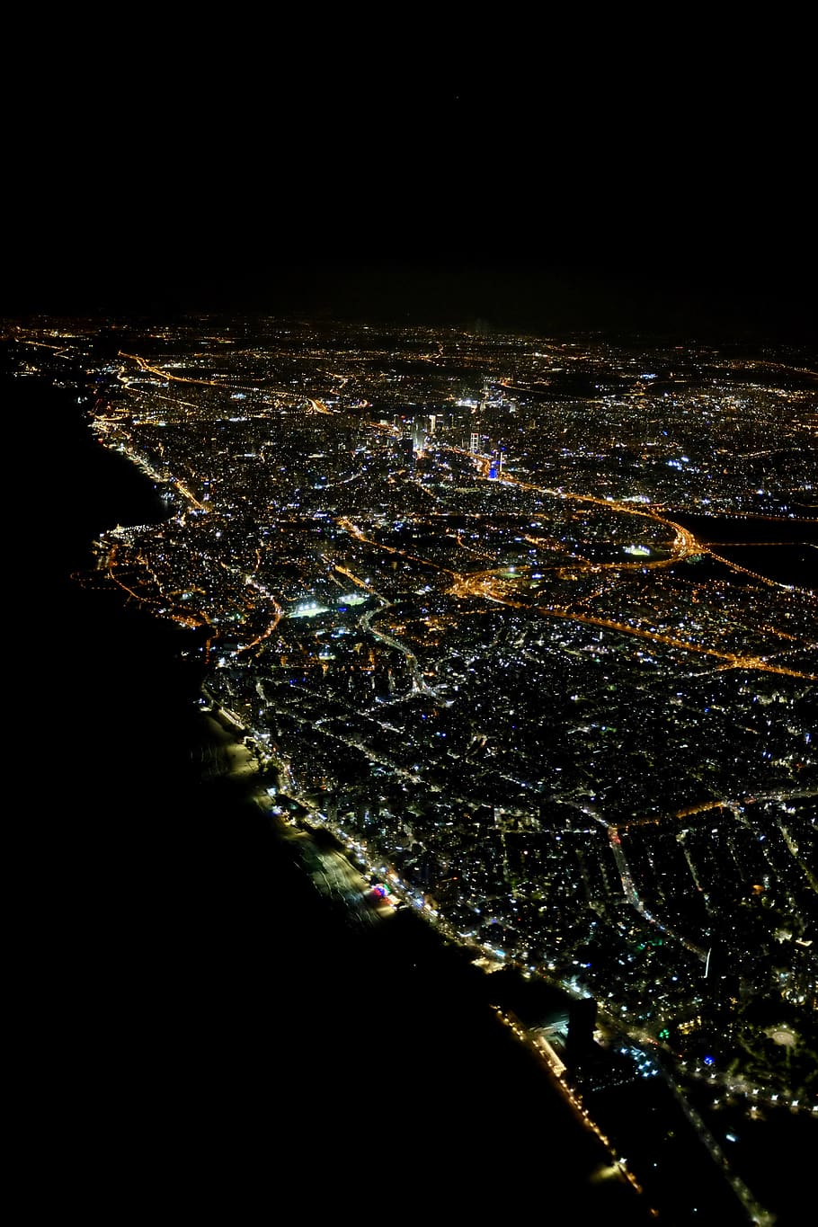 israel, tel aviv district, cityscape, building exterior, night HD wallpaper