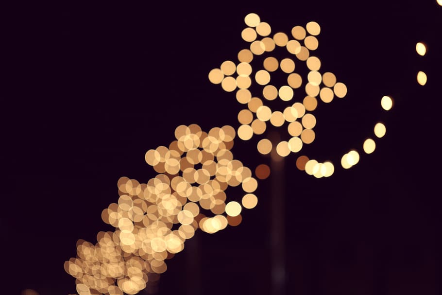 star, christmas, darkness, section, street, parish, snow, clearance HD wallpaper