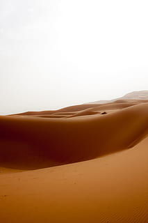 Just like bodies, sand rests peacefully., dune, desert, minimal HD wallpaper