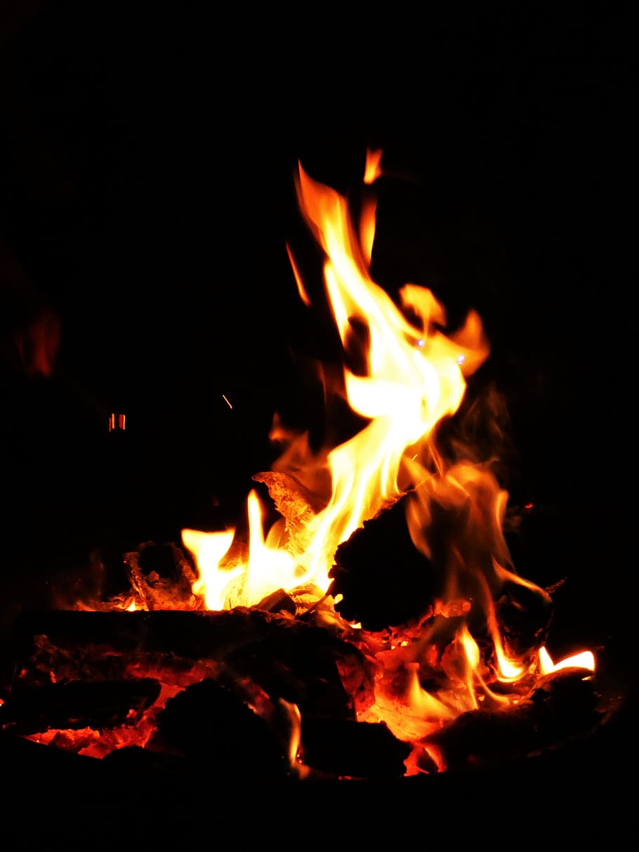 fire, burning, flame, fire - natural phenomenon, heat - temperature HD wallpaper