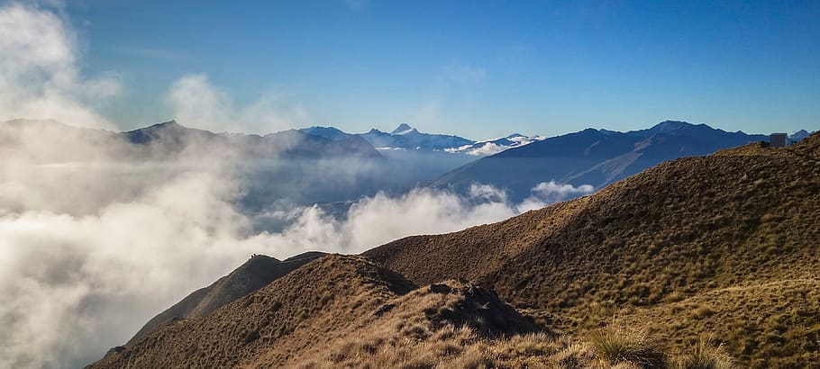 Sea Of Clouds, daylight, landscape, mountain, nature, panoramic HD wallpaper