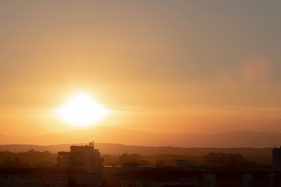 nature, outdoors, sunlight, flare, sky, sunrise, germany, freiburg im breissgau HD wallpaper