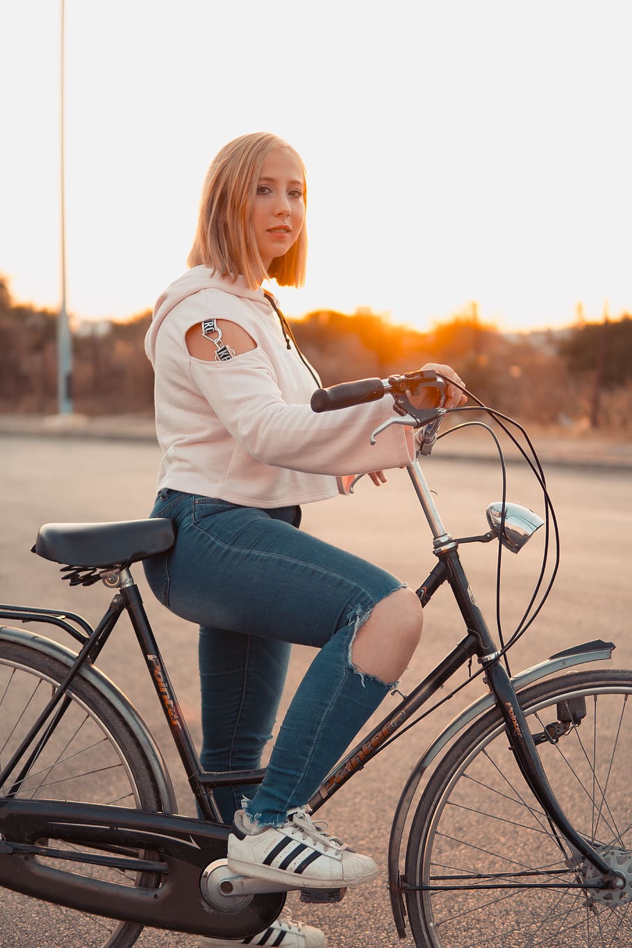 morocco, rabat, bicycle, one person, transportation, casual clothing HD wallpaper