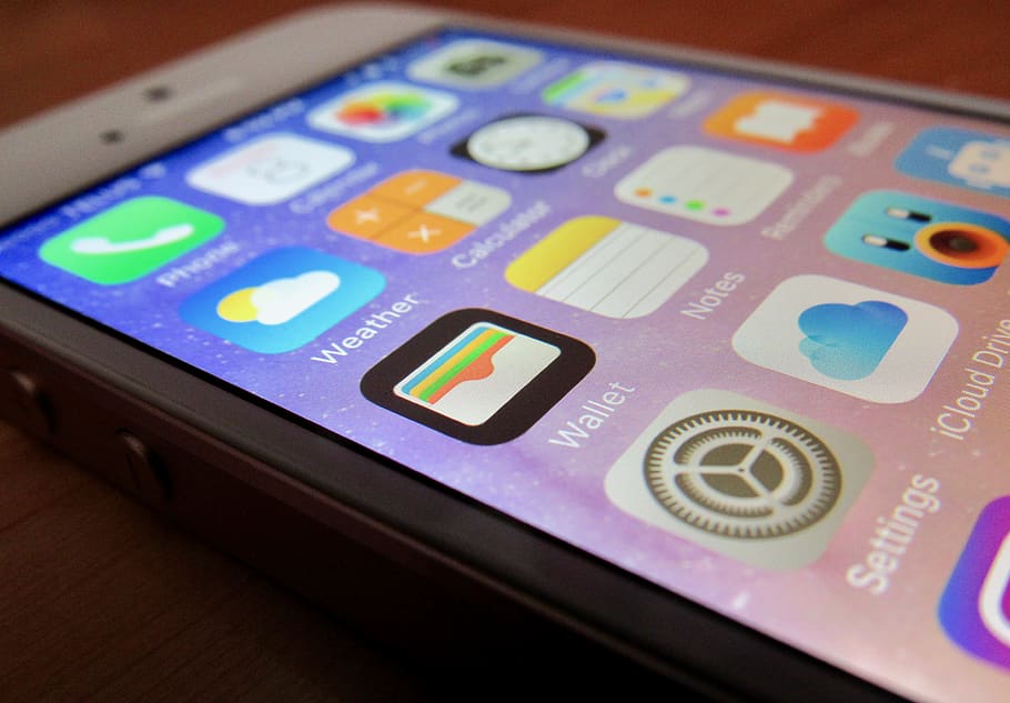 iphone, macro, display, close-up, indoors, technology, communication HD wallpaper