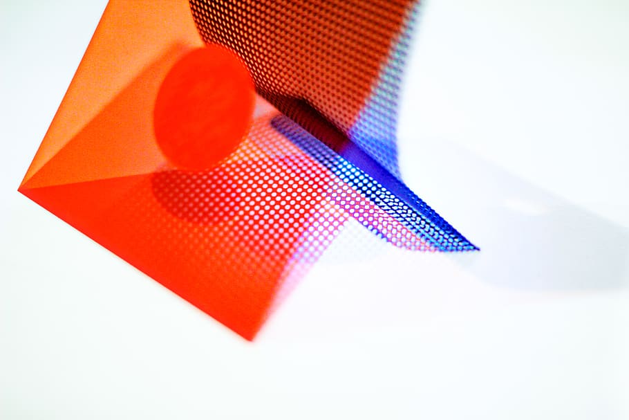 red and blue plaid textile, studio shot, multi colored, white background HD wallpaper