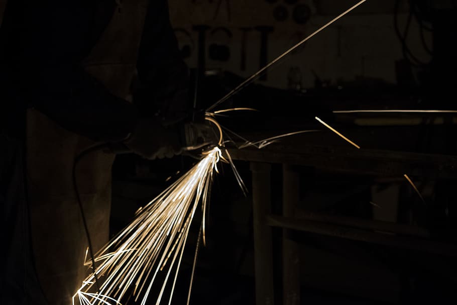 forge, lighting, human, person, steel, outdoors, ielix, giuliano negretto HD wallpaper