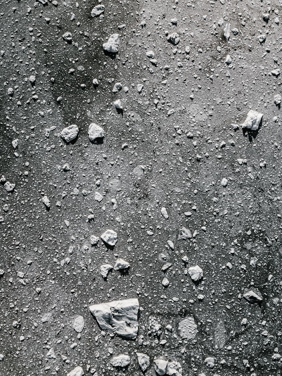 white and black concrete surface, high angle view, day, no people HD wallpaper