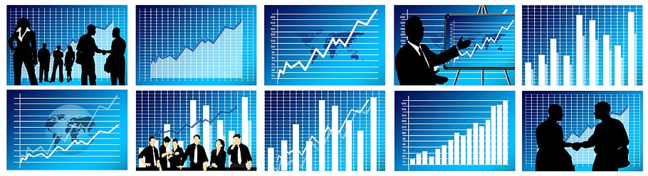 chart, business, curve, profit, development, company, finance