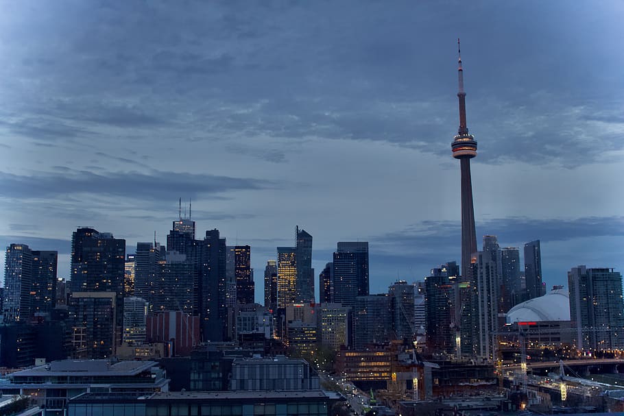 architecture, building, spire, tower, steeple, urban, city HD wallpaper