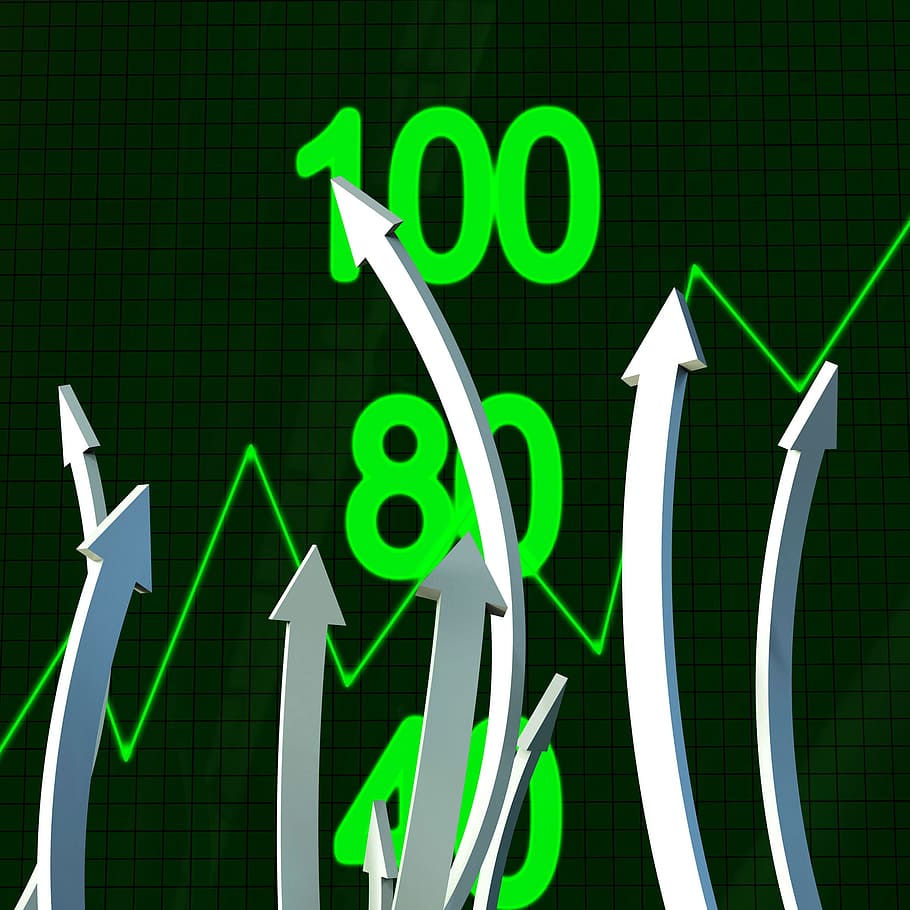 Progress Arrows Indicating Business Graph And Development, advance, HD wallpaper