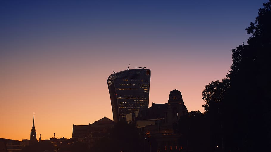 built structure, architecture, building exterior, sunset, sky HD wallpaper